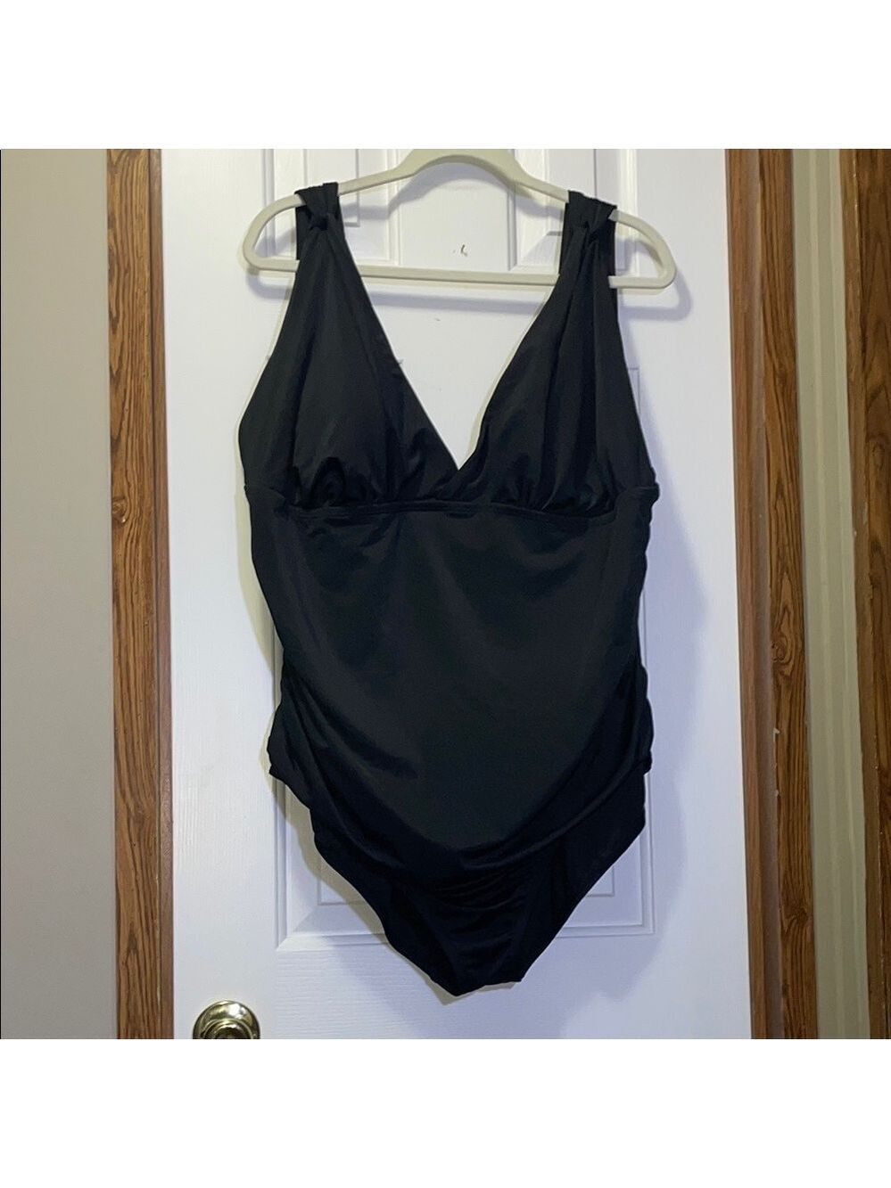 Time and Tru Black One Piece Swimsuit 3X NWOT